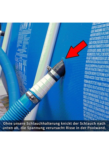 Yüzme Havuzu Boru Tutucuları Su Boru Desteği Yüzme Havuzu Hortum Destek Braketleri Boruları Önleyen 1 Pcs (Yurt Dışından) fırsatları