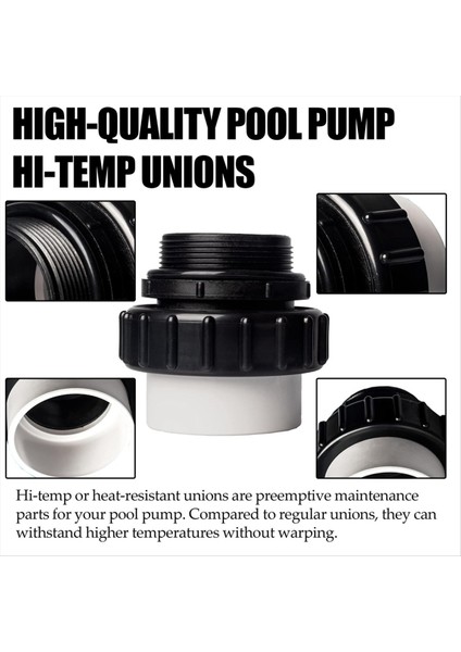 Pentair Için 2 Inç Mıp x 2 Inç Sıcaklıkta Bağlantı Program 40 Erkek Adaptörü (4pcs) (Yurt Dışından) modelleri