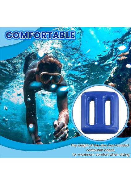 Tüplü Dalış Ağırlıkları Dalış Ağırlıkları Ağırlık Kemeri Kaplı Kurşun Dalış Ağırlıkları Kaplı Dalış Ağırlıkları Dalış Kemeri Ağırlıkları 1500G Mavi (Yurt Dışından) indirimleri