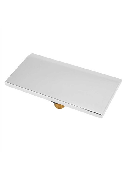 4x Şelale Küveti Spout G1/2 Harici Iplik Spa Banyo Havuzu Yüzme Havuzu Gümüş Duvara Monte Şelale Outlet Nozul (Yurt Dışından)