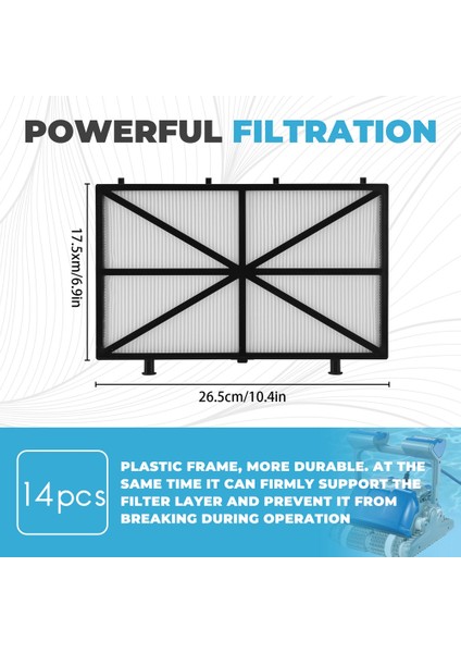 14PCS Ultra-Fine Filtreleri 9991432-R4 Havuz Temizleyici Filtre Dolphin M400 M500 Ultra Fine Filtre Elemanları Için Havuz Filtresi (Yurt Dışından) modelleri