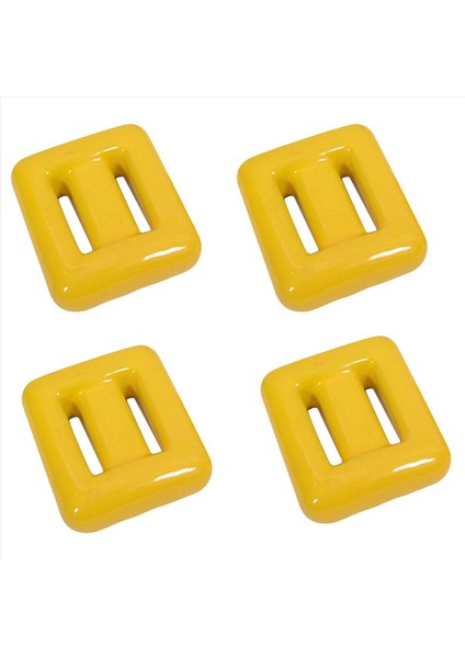 Scuba Dalış Ağırlığı Kemeri Kurşun Ağırlıkları Için 4x Dalış Ağırlıkları Tüplü Kaplamalı Dalış Ağırlıkları Dalış Kurşun Ağırlıkları Sarı (Yurt Dışından)