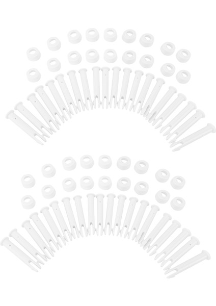 40PCS Abs Havuzu Pimleri 6cm/2 36 Inç Kapak Seti Intex Yüzme Havuzu Değiştirme Parçaları 28270-28273 (Yurt Dışından)