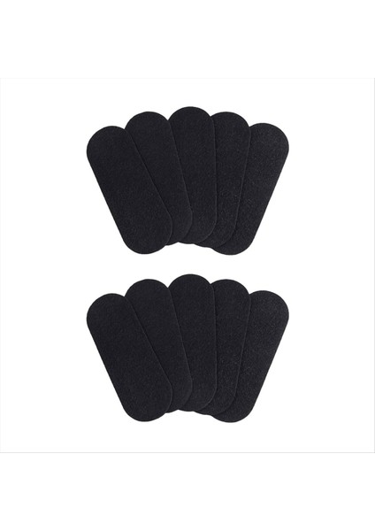 10 Adet Tavan Fan Filtreleri Tavan Fanı Bıçakları Için Etkinleştirilmiş Hindistan Cevizi Karbon Filtresi Filtreleri Kokuları Ortadan Kaldırır Toz Oval (Yurt Dışından)