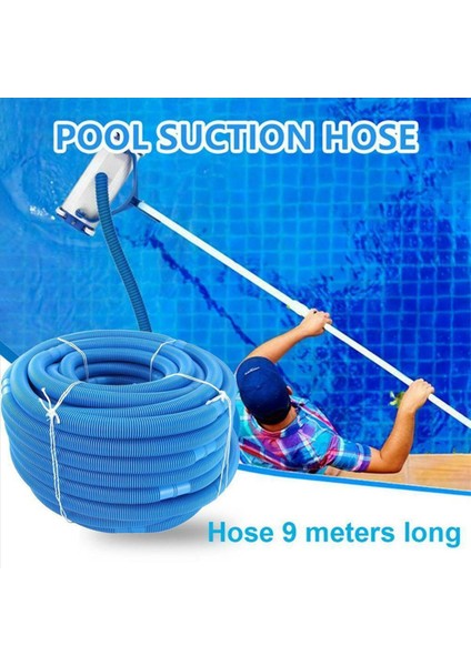3pcs 6 3m Yüzme Havuzu Vakum Temizleyici Hortum Emme Yüzme Yedek Boru Havuzu Temizleyici Aracı Yüzme Havuzu Temizlik (Yurt Dışından) fiyatları