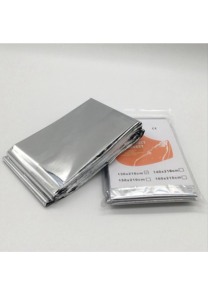 130X210CM Açık Hava Taşınabilir Acil Durum Battaniyesi Çok Işlevli Termal Battaniye (Yurt Dışından) fiyatları