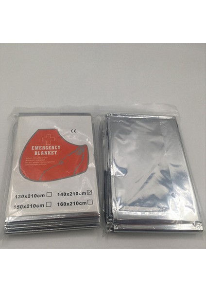 130X210CM Açık Hava Taşınabilir Acil Durum Battaniyesi Çok Işlevli Termal Battaniye (Yurt Dışından) modelleri