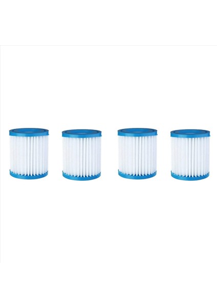 4pcs Havuz Filtre Kartuşları Tip H Yedek Yüzme Havuzu Filtresi Havuz Filtresi Pompası Temizleyici (Yurt Dışından)