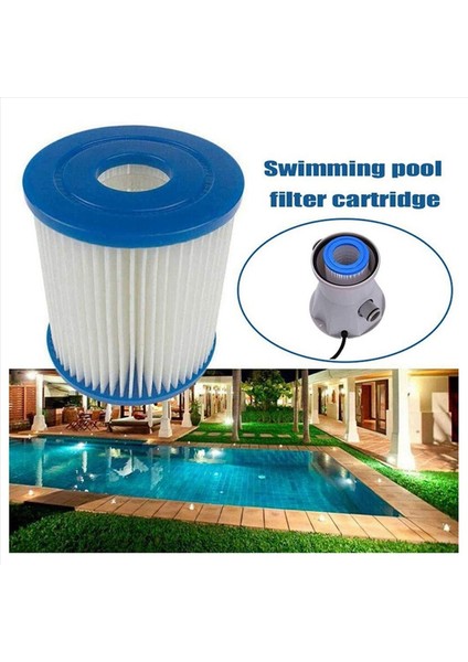 4pcs Havuz Filtre Kartuşları Tip H Yedek Yüzme Havuzu Filtresi Havuz Filtresi Pompası Temizleyici (Yurt Dışından) fırsatları