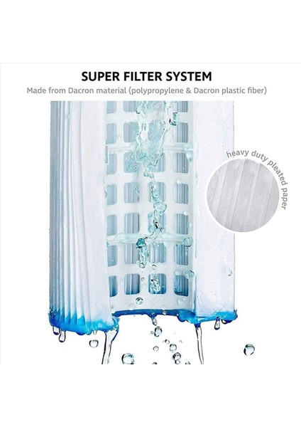 4pcs Havuz Filtre Kartuşları Tip H Yedek Yüzme Havuzu Filtresi Havuz Filtresi Pompası Temizleyici (Yurt Dışından) indirimleri