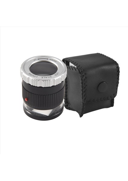 Loupe Büyüteç 30X Büyüteç Aydınlatılmış Ayarlanabilir Odak Uzunluğu Masaüstü Büyüteç, Takı Tekstil Için 6 Işık (Yurt Dışından)