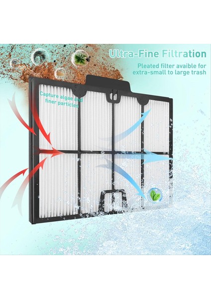 9991467-R4 Dolphin Active 20 Için Ultra Ince Filtre Pile Havuz Temizleyici Yedek Parçaları (8 Pack) (Yurt Dışından) fiyatları