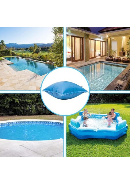 Yüzme Havuzu Hava Yastıkları Mavi Dayanıklar Yüzme Havuzu Kapak Şişme Yastık Yüzen Yüzer Solmayı Önlemek B (Yurt Dışından)