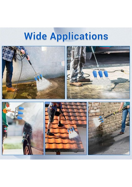 Üçlü Turbo Nozul, 1/4 Inç Hızlı Konektörlü Turbo Nozul Basınç Yıkayıcı, 2.5 Delikli Ikiz Turbo Nozul, 4000 Psi Ma (Yurt Dışından) fiyatları