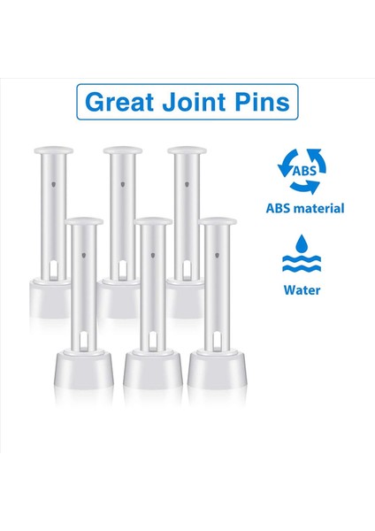 48PCS Plastik Havuz Pimleri ve Kauçuk Contalar Zemin Yuvarlak Çerçeve Yüzme Havuzu Parçaları 28270-28273 (2 36IN) (Yurt Dışından) fiyatları