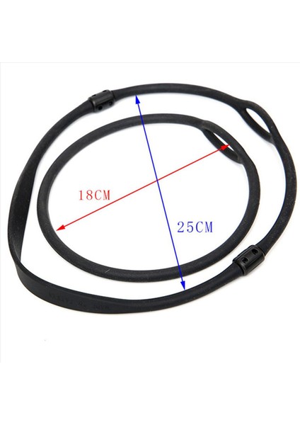3x Scuba Dalış Silikon Regülatör Kolye Tutucu Esnek Ağızlık Regülatör Kolye Yüzük Ahtapot Tutucu 18CM Siyah (Yurt Dışından) fiyatları