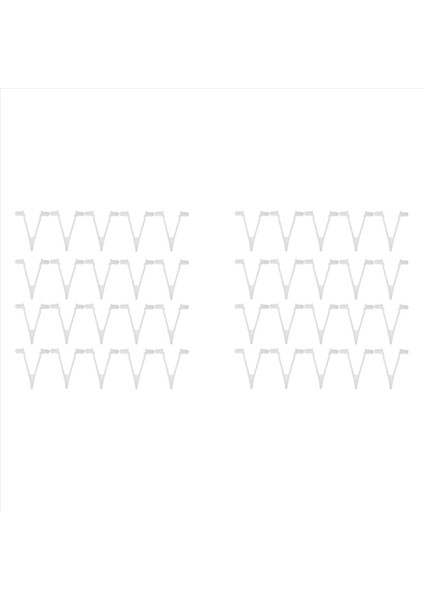 40 Pcs Havuz Malzemeleri V-Clip Butterfly Teleskopik Kutup Sabitleme Klipi Havuz Vakum Tutamak Net Fırça Kutbu (Yurt Dışından)