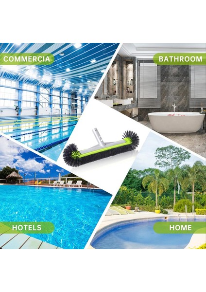 Havuz Fırça Kafası Temizlik Için Havuz Duvarları Yerleşik/yer Üstü Yüzme Havuzu Yuvarlak Ovma Fırçaları Güçlendirilmiş Arka Fırça (Yurt Dışından) fırsatları