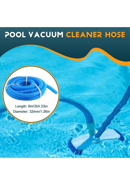 9m Yüzme Havuzu Vakum Temizleyici Hortum Emme Yüzme Yedek Boru Havuzu Temizleyici Aracı Yüzme Havuzu Temizleme Hortumu (Yurt Dışından) indirimleri