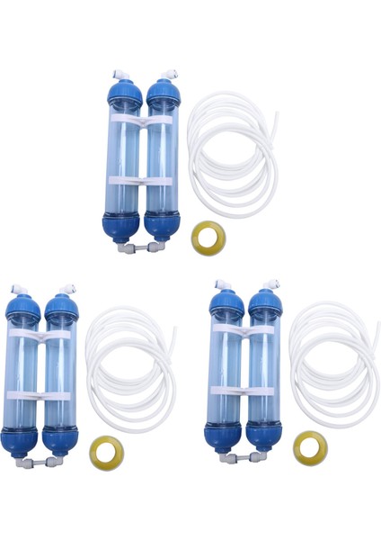 Su Filtresi 6 Pcs T33 Kartuş Muhafaza Dıy Kabuk Filtre Şişesi 12 Pcs Ters Ozmoz Sistemi Için Su Arıtıcı (Yurt Dışından)
