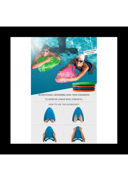 5x Turuncu Yüzme Kurulu Eva Geri Şamandıra Kickboard Güvenli Eğitim Yardım Plakası Yetişkin Çocuklar Için Sörf Suyu Yüzme Havuzu (Yurt Dışından) modelleri