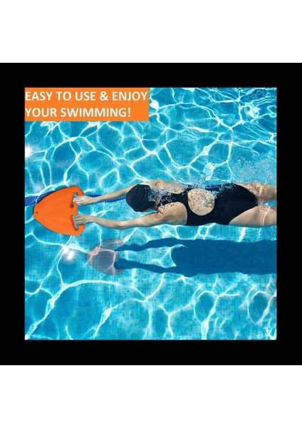 5x Turuncu Yüzme Kurulu Eva Geri Şamandıra Kickboard Güvenli Eğitim Yardım Plakası Yetişkin Çocuklar Için Sörf Suyu Yüzme Havuzu (Yurt Dışından) fırsatları