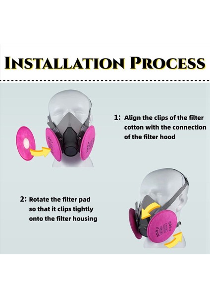 40 Paket 2091 P100 Partikül Filtresi 2091 ile Uyumlu 6000 6200 6800 7000 Ff-4&#39 Ün Yerine (Yurt Dışından) fiyatları