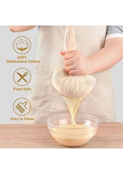 18 Paket Cheeseclothes Ahit Edilmemiş Saf Pamuk Muslin Giysileri Yumuşak Kare Peynir Kıyafetleri Yemek Süzme Pişirme (Yurt Dışından) fırsatları