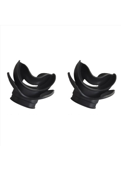 2x Kalıplanabilir Silikon Dalış Isırık Ağızlık Regülatörü Tüplü Bitme Dalış Ekipmanı Su Şnorkel Yüzme Valfi Nefes Alma (Yurt Dışından)