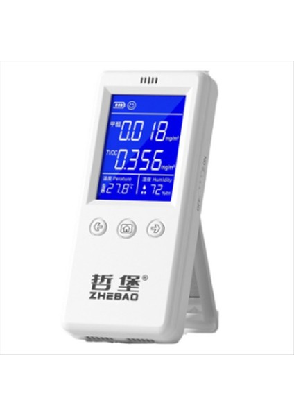 Zhebao Hava Kalitesi Test Cihazı, Hava Kalitesi Monitörü Kapalı, (Hcho) Formaldehit Dedektörü, Sensör, Iç Mekan Kirliliğini Tespit ve Testle (Yurt Dışından)