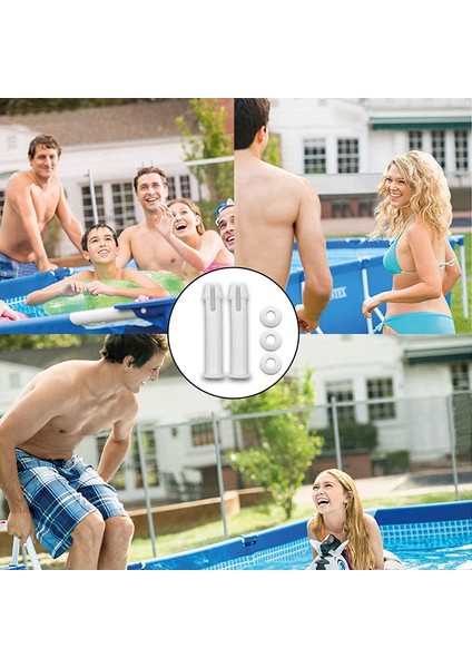 20 Adet Plastik Havuz Pimleri ve 20 Adet 13-24 Inç Metal Çerçeve 2 36 Inç Için Intex Yüzen Havuz Parçaları Için Kauçuk Contalar (Yurt Dışından) indirimleri