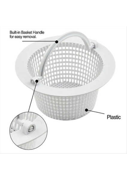 Saplama Havuz Filtre Sepeti ile Duvar Skimmer Sepet Havuz Temizleyici Skimmer Sepet Saplı Yüzme Havuzu Skimmer Net (Yurt Dışından) fiyatları