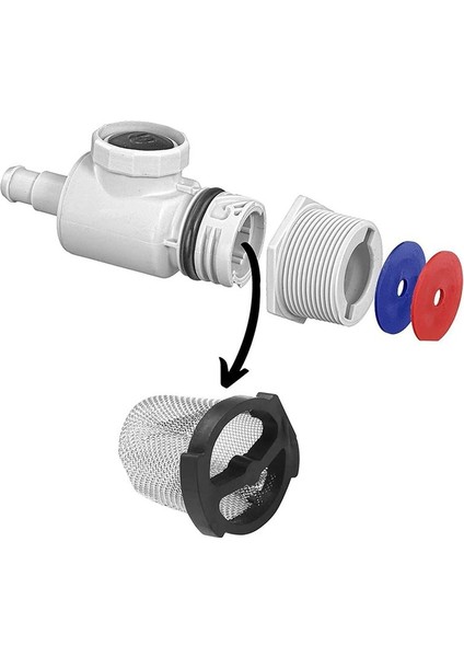 6pcs Premium 6-504-00 Evrensel Duvar Bağlantı ve Hızlı Bağlantı Keskin Filtre Ekranı Tam Zodyak Havuzu Temizleyicileri Için Uyum (Yurt Dışından) fiyatları