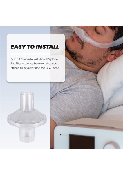 Resmed Için Uyumlu Viral Satır Içi Çıkış Filtresi Dreamstation Cpap/bıpap Makinesi 12 Paket (Yurt Dışından) fırsatları