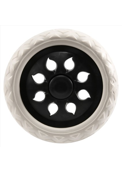 Siyah Beyaz Plastik Çekirdek Köpük Alışveriş Tramvay Kart Çember Tekerlekleri (Yurt Dışından)