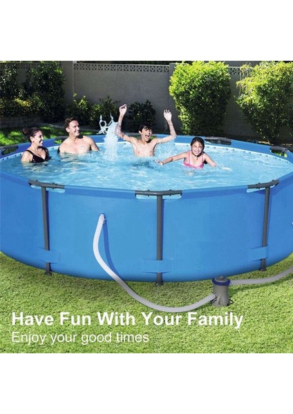 24PCS Plastik Havuz Pimleri ve Kauçuk Contalar Zemin Yuvarlak Çerçeve Yüzme Havuzu Parçaları 28270-28273 (2 36IN) (Yurt Dışından)