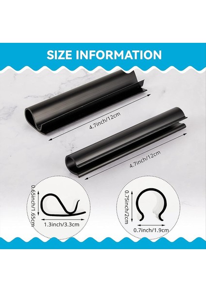 24 Adet Havuz Kapağı Klibi Kış Yüzme Havuzu Kapak Klipleri Yer Kapağı Klipsleri Kış Havuzu Kapağınızı Güvence Altına Almak Için (Yurt Dışından) fiyatları