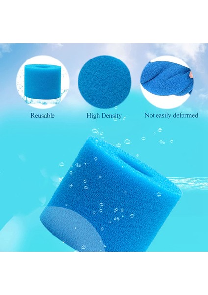 4 Adet Tip H Için Havuz Filtre Kartuşu Yedek Yüzme Havuzu Filtre Köpük Sünger Filtre Kartuşları Intex T Tip H Için (Yurt Dışından) fırsatları