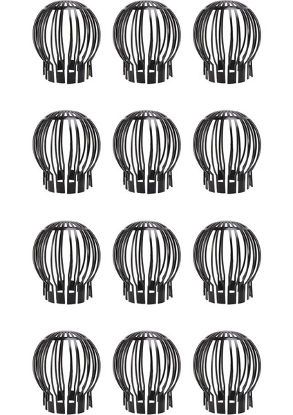 12PCS Oluk Koruyucusu Iniş Düşüşleri Filtre Süzgeçi Yaprak Enkaz Dallarını Önleyen Çatı Yosunları Boruları Tıkamasını Önleyen (Yurt Dışından)