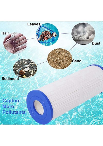 PRB50-IN Unicel C-4950 Guardian Için 4x Spa Filtresi 413-212-02 Fılbur FC-2390 Whirlpool J200 Serie Sıcak Küvet Filtresi (Yurt Dışından)