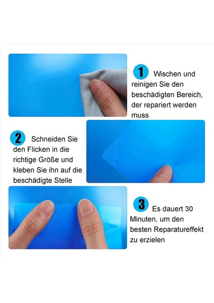 Yüzme Havuzları Için Kendi Yapışkanlı Onarım Yamaları Havuz Onarım Kiti Kendi Yapışkanlı Sualtı Onarım Havuzu Yamaları 20PCS (Yurt Dışından) fırsatları