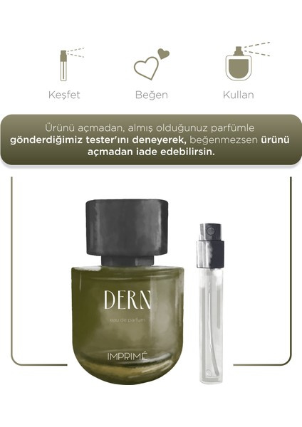 Dern Edp Erkek Parfüm 50ML | Fougere & Odunsu | Elma, Erik, Tarçın, Lavanta, Bal, Amber, Vanilya fiyatları