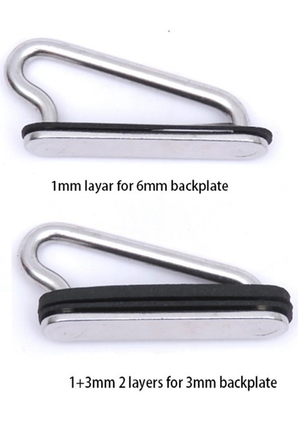 1 Çift SS316 Scuba Dalıcı Hızlı Top Topluluk Kapalı Pad Dalıcı Ile Dağışı (Yurt Dışından) modelleri