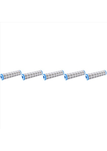 5x 10 Inç Paslanmaz Çelik Tel Filet Filtresi Kartuş Kartuşu Su Temizleyici Ölçek Önleme Öncesi Filtre (Yurt Dışından)