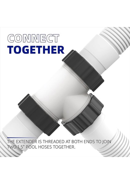 Havuz Hortumu T Ayrıştırıcı Pompası 1 5 Inç Havuz Hortumu Geneman ve Intex Zemin Yukarıda Havuz Hortum Konnektör Parçaları (Yurt Dışından) fırsatları