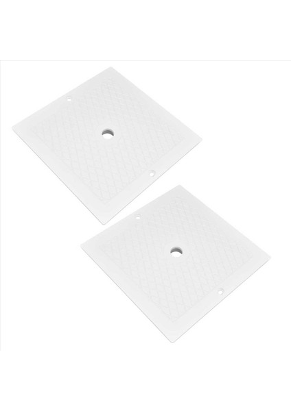 2x Yüzme Havuzu Skimmer Kapaklar Güvenilirlik Etkili Filtrasyon Kolay Montajı Havuz Spa Drenajı Için Kuadrate Skimmer Kapağı (Yurt Dışından)