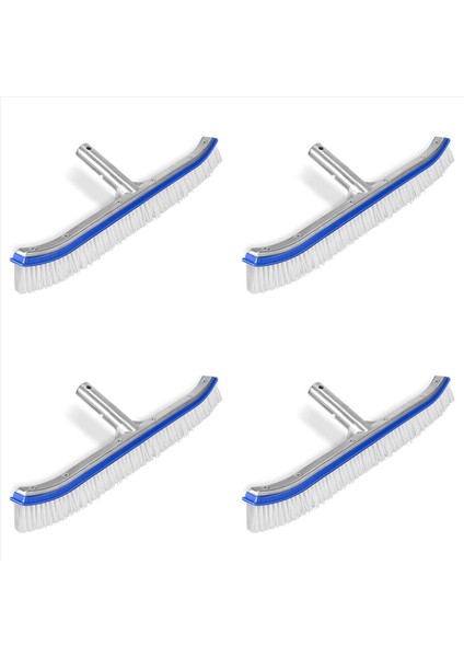4x Havuz Fırçası Yüzme Havuzu Duvarı ve Fayans Fırçası 18 Inç Yüzme Havuzu Temizleme Kutup Fırçası Baş Yedek Fırça Mavi (Yurt Dışından)