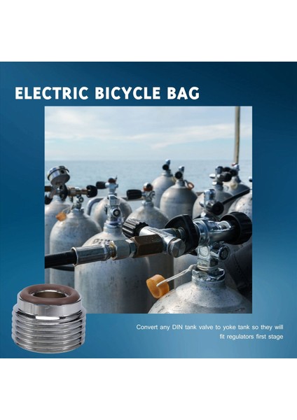 1 Adet Tüplü Dalış Tank Valf Adaptörü Din To York Regülatör Ekleme Dişlisi Dalış Regülatörü (Yurt Dışından) indirimleri