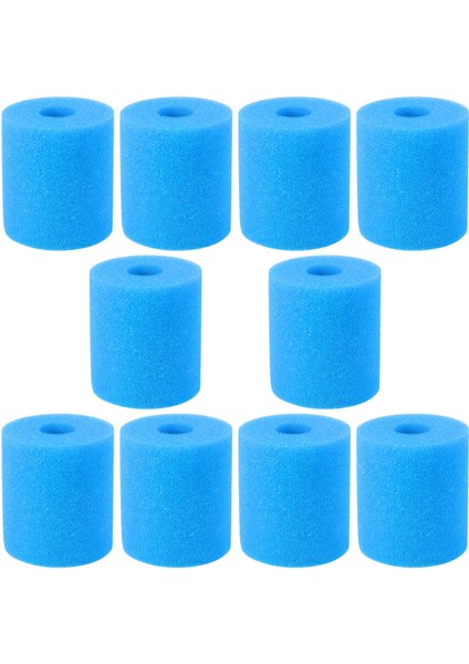 10PCS Filtre Sünger Değiştirmeleri Intex H Tip Hatar Mühendisi Yeniden Kullanılabilir Yeniden Kullanılabilir Yüzme Havuzu Köpük Sünger Kartuşu (Yurt Dışından)