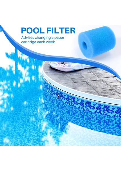 10PCS Filtre Sünger Değiştirmeleri Intex H Tip Hatar Mühendisi Yeniden Kullanılabilir Yeniden Kullanılabilir Yüzme Havuzu Köpük Sünger Kartuşu (Yurt Dışından) fiyatları